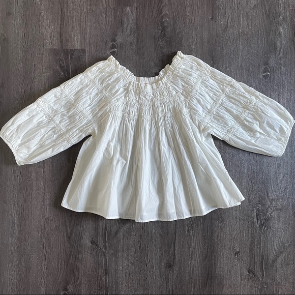 Free People Tops - NEW Free People off the shoulder Puff Sleeves Top